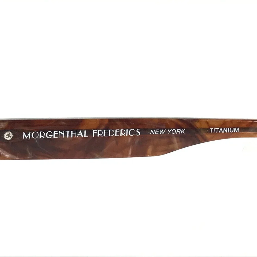 Morgenthal Frederics Eyeglasses Frames 029 ANTOINE Brown Square 50-19-146